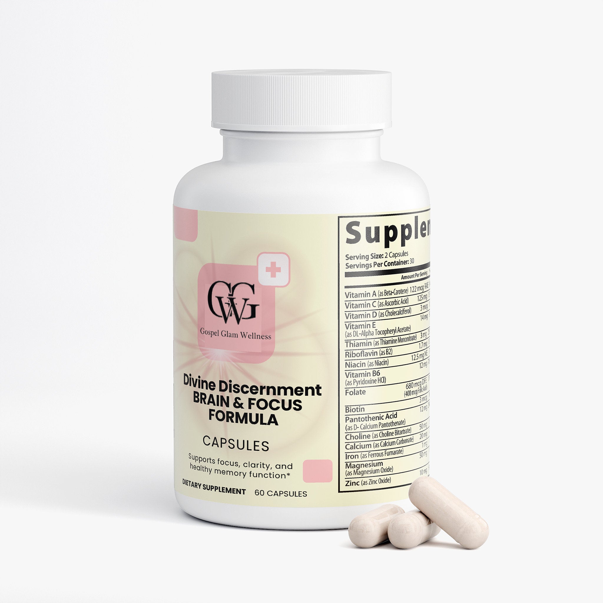 Divine Discernment Brain & Focus Formula