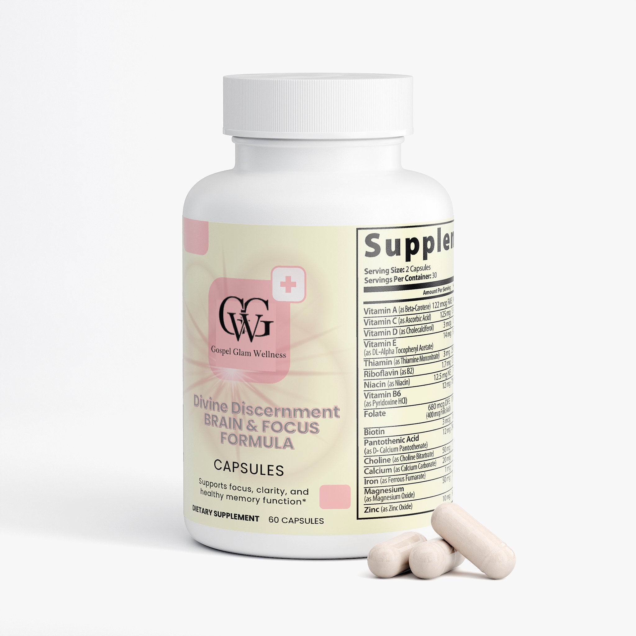 Divine Discernment Brain & Focus Formula